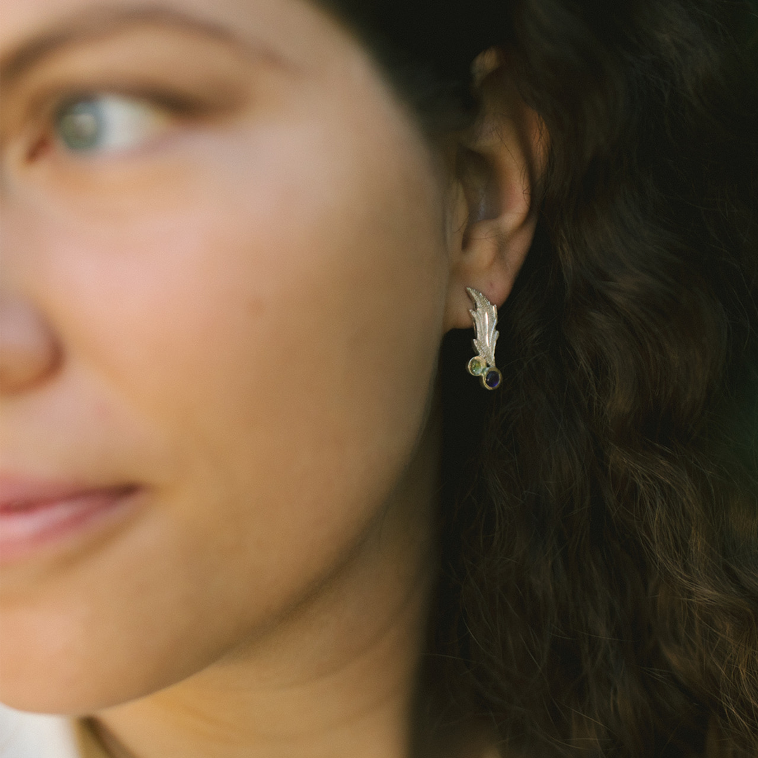 Leaf Drop Earrings