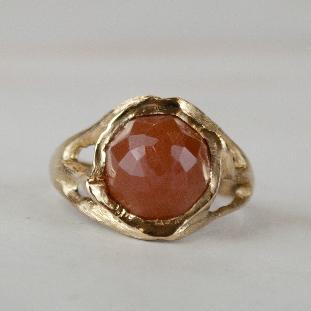 Brown Moonstone Ivy Ridge Ring