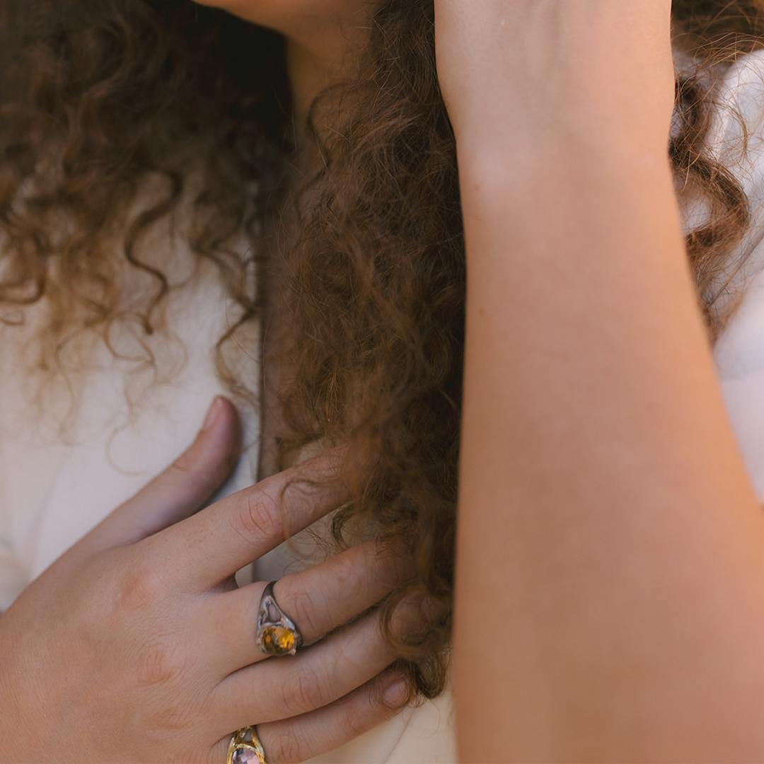 Anillo Ivy Ridge de Citrino