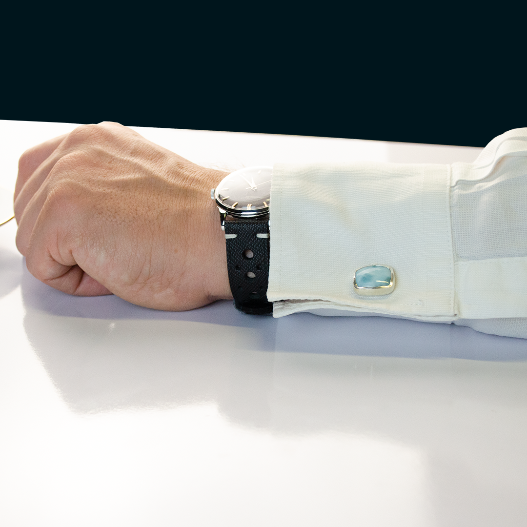 Larimar Cufflinks