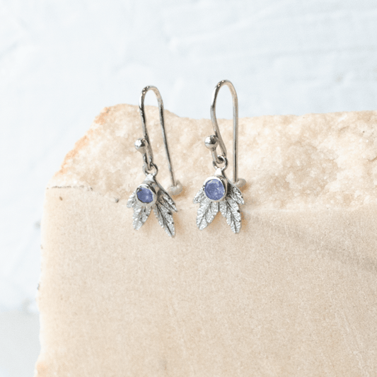 Blue Lavender Earrings