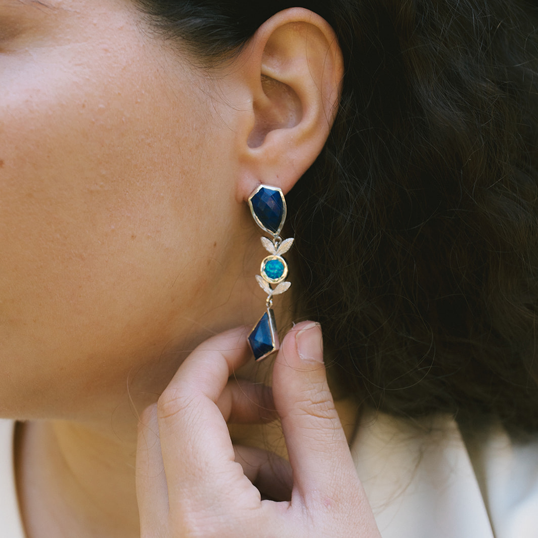 Pendientes Naturaleza de Fantasia | Azul