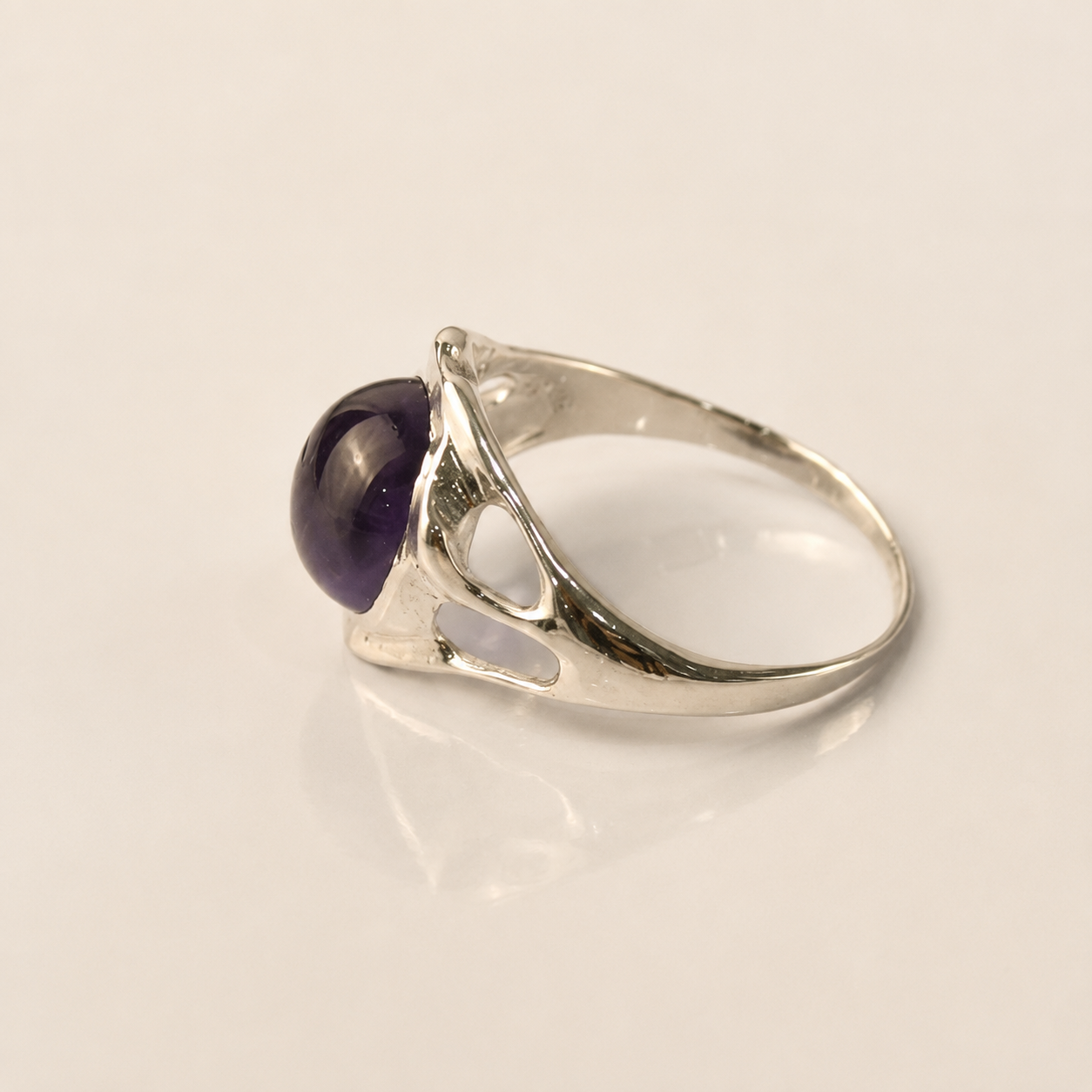 Anillo Ivy Ridge de Calcedonia Azul