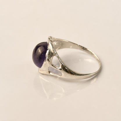 Anillo Ivy Ridge de Calcedonia Azul