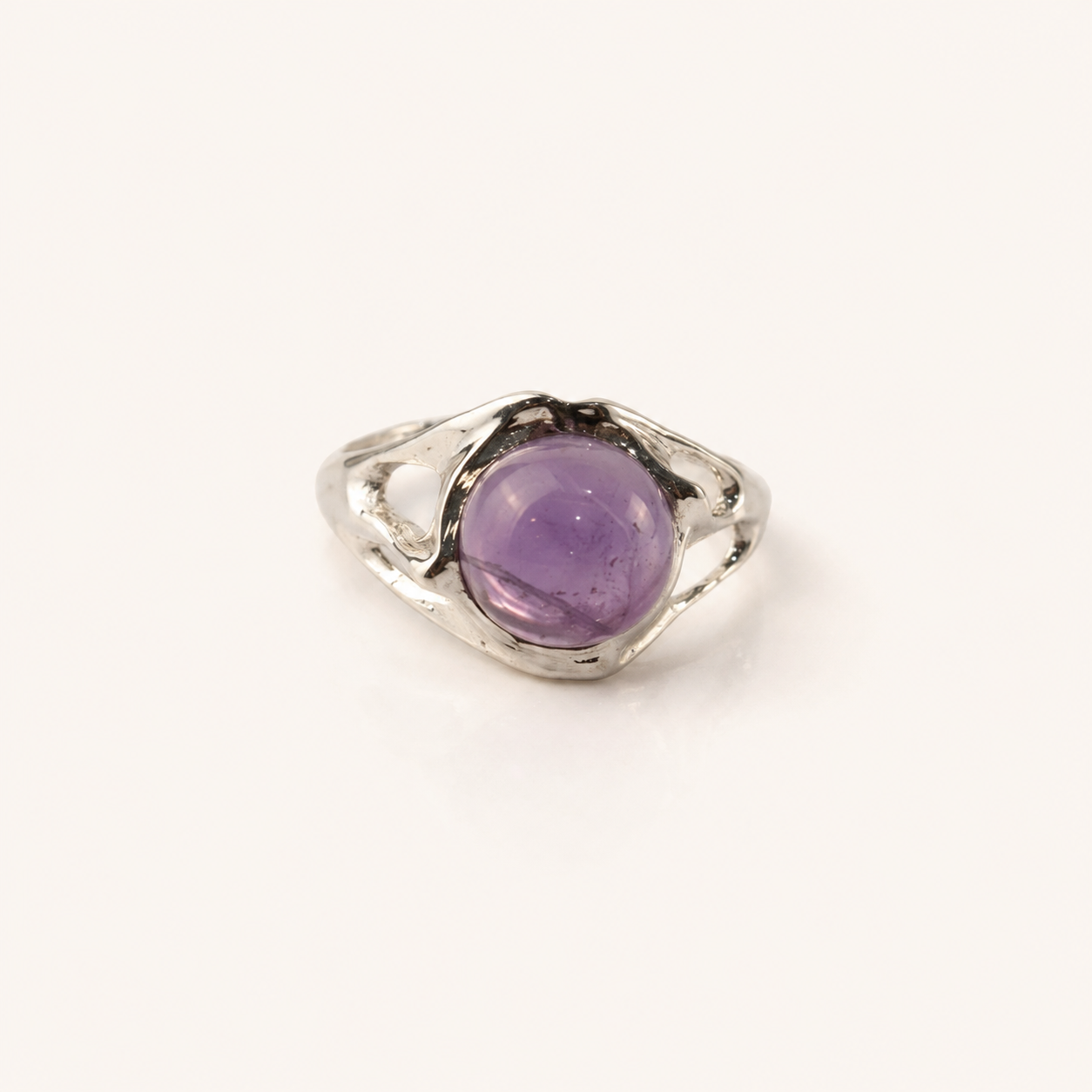 Anillo Ivy Ridge de Calcedonia Azul
