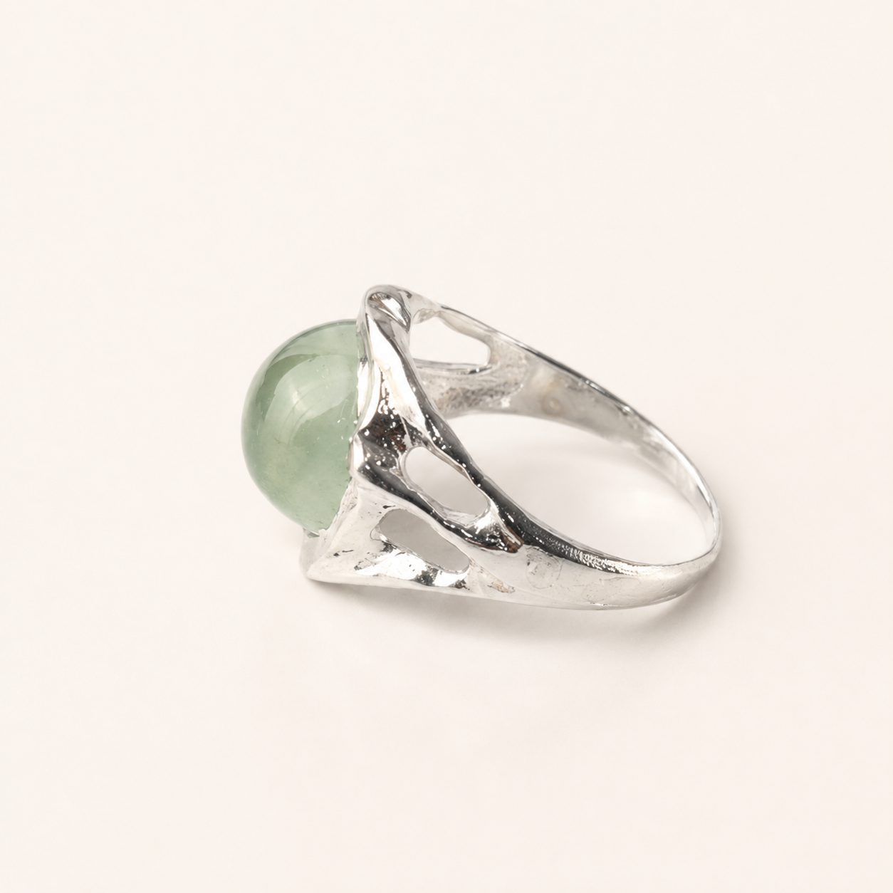 Ivy Ridge Prehnite Silver Ring