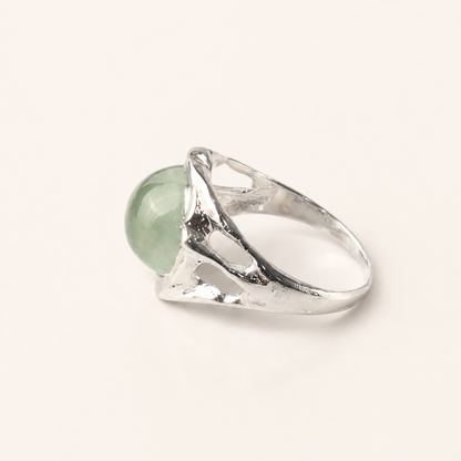 Ivy Ridge Prehnite Silver Ring