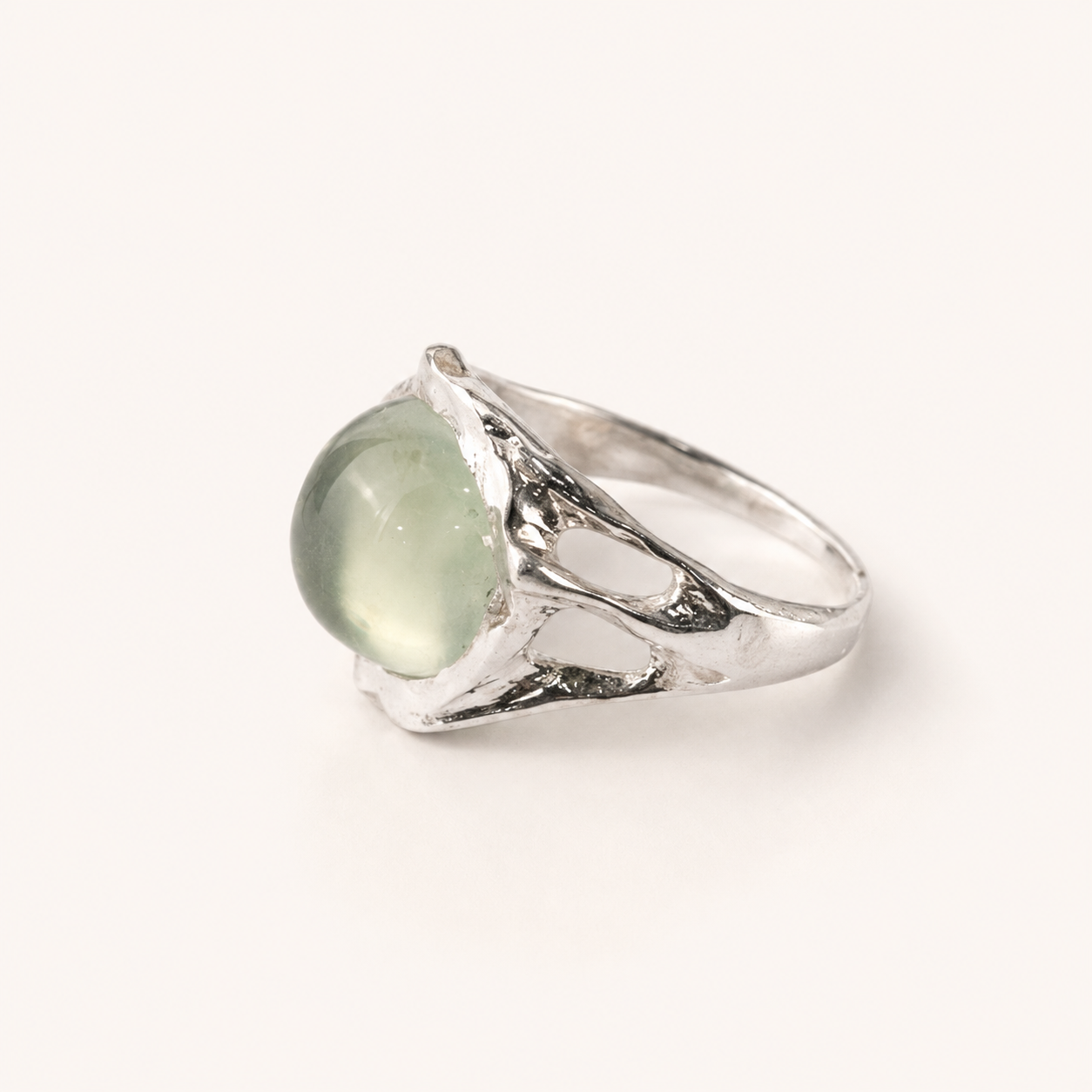 Ivy Ridge Prehnite Silver Ring