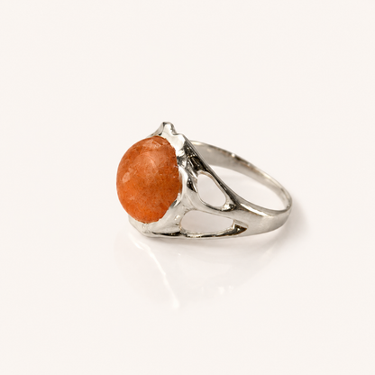 Ivy Ridge Sunstone Silver Ring