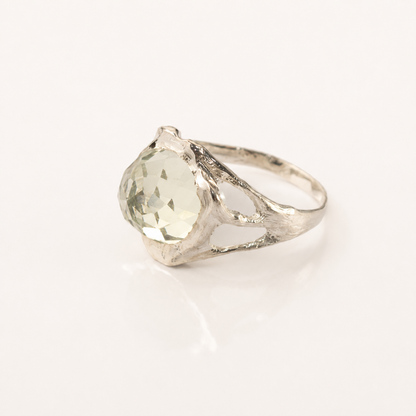 Ivy Ridge White Topaz Silver Ring