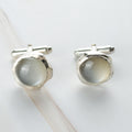 Grey Moonstone Cufflinks