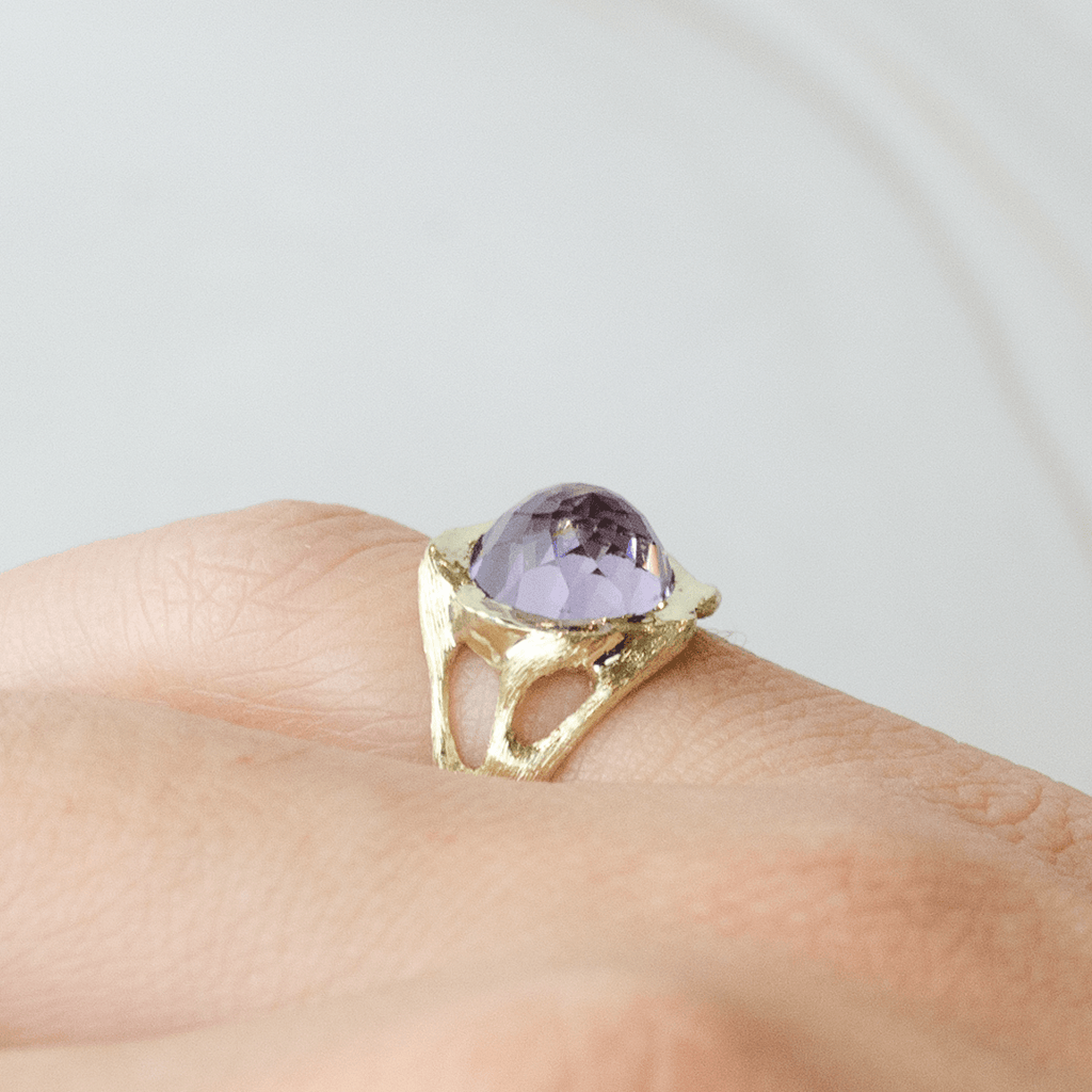 Gold Ring Amethyst 14k Ivy Ridge