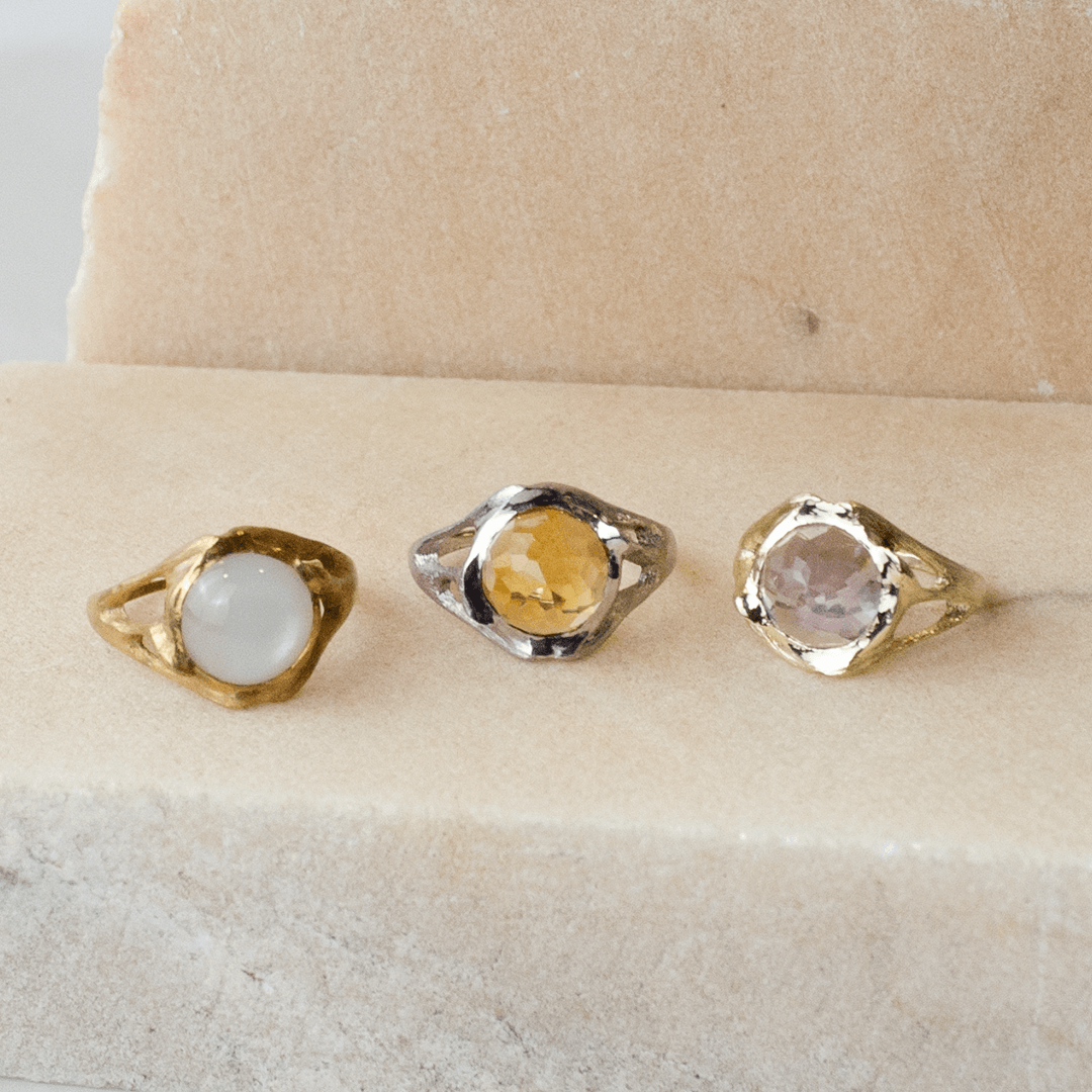 Amethyst Green Gold 14k Ivy Ridge Ring