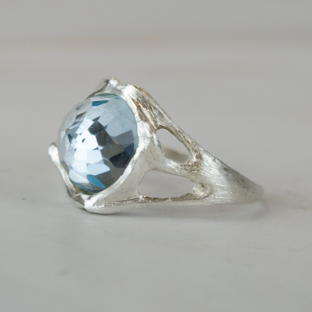 Anillo Ivy Ridge de Amatista Verde 