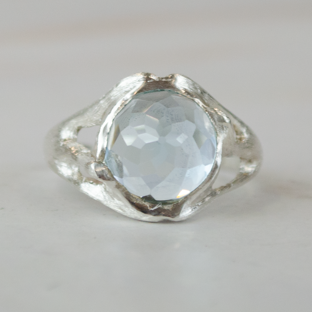 Anillo Ivy Ridge de Amatista Verde 