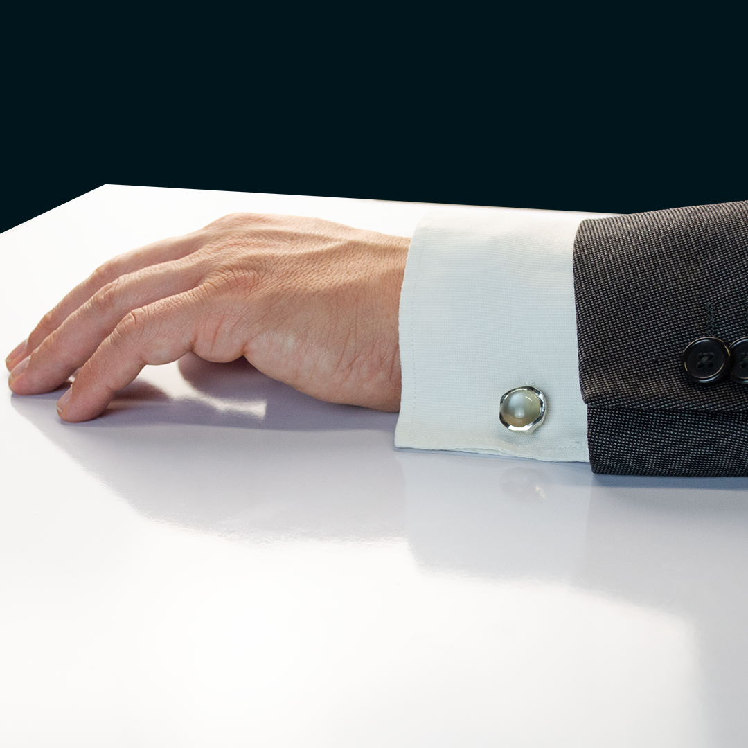Grey Moonstone Cufflinks