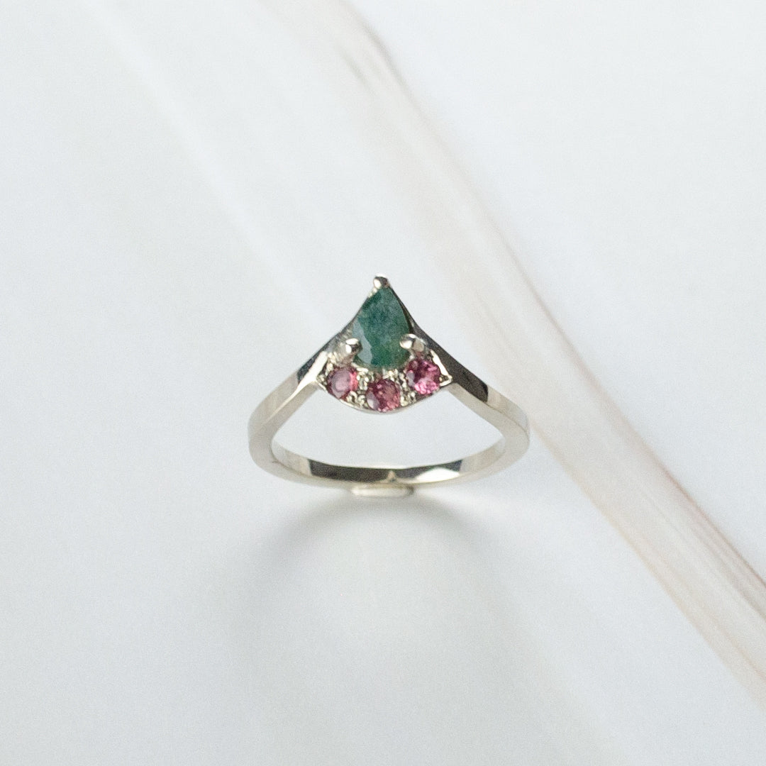 Moss Blossom Ring