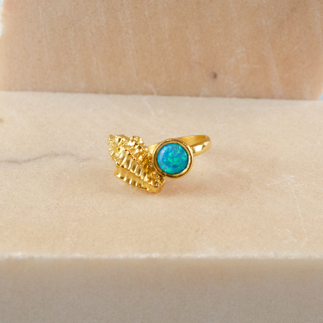 Sea Life Ring Shell Anel Anillo