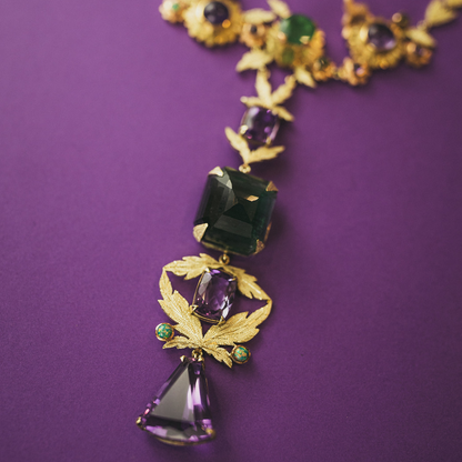 Royal Blossom Gold Necklace