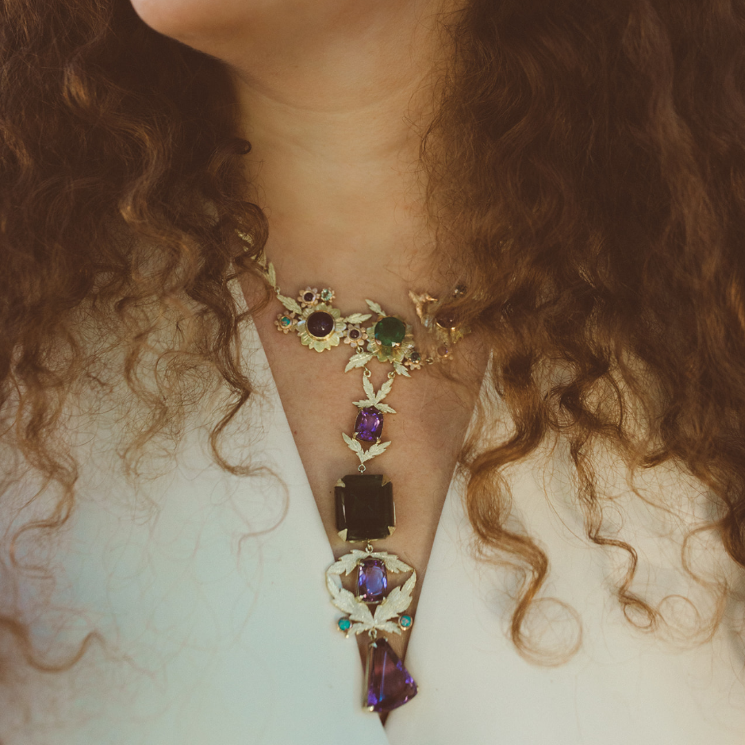 Colar Royal Blossom em Ouro