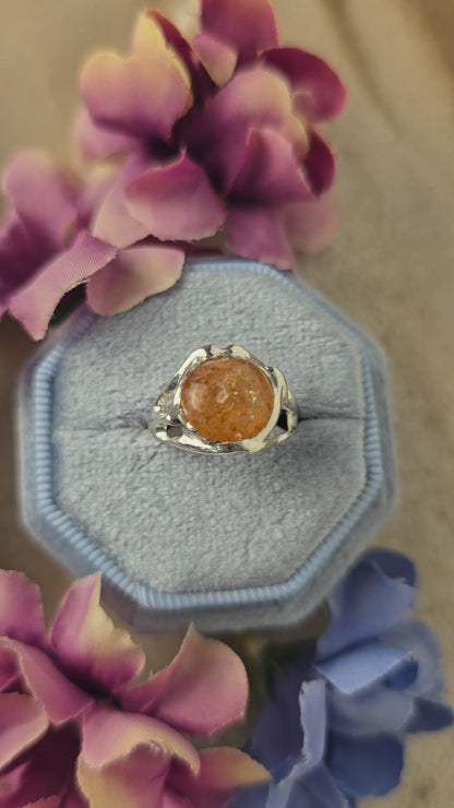 Ivy Ridge Sunstone Silver Ring