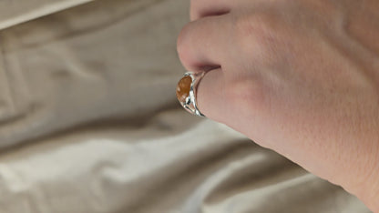 Ivy Ridge Sunstone Silver Ring