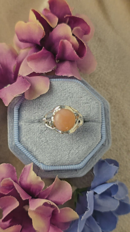 Anillo Ivy Ridge de Calcedonia Azul