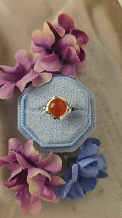 Ivy Ridge Cornaline Silver Ring
