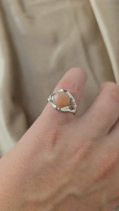 Anillo Ivy Ridge de Calcedonia Azul