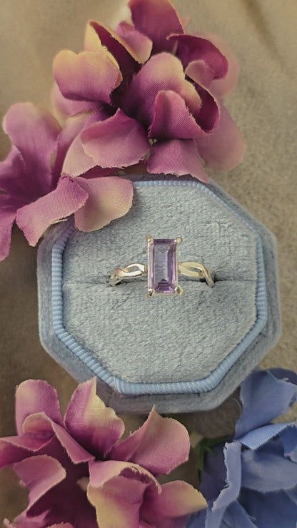 Lavender Promise Amethyst Silver Ring
